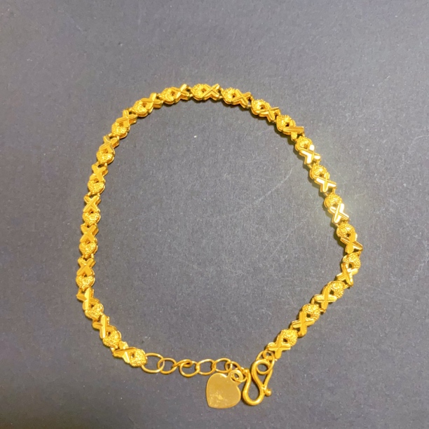 钛钢手链 【高定】时尚洋气气质精美四叶草爱心可调节久不掉色手链