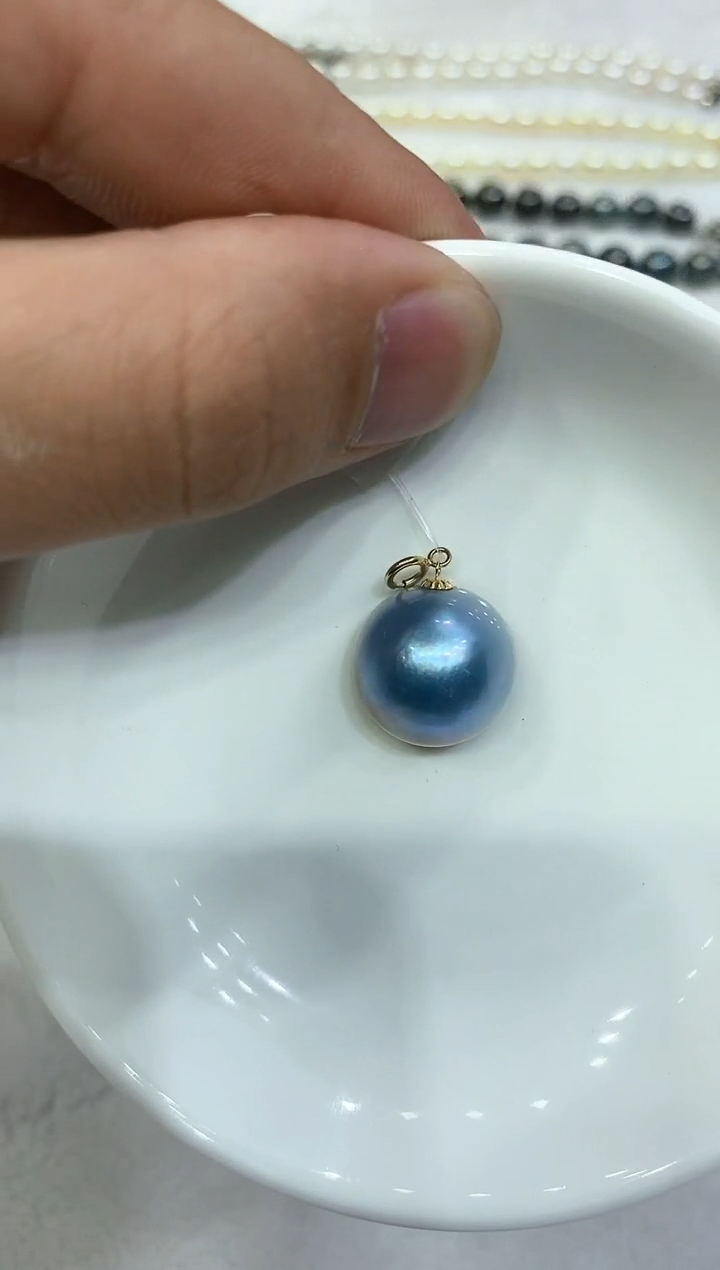 【闪购商品】拼合珍珠（马贝珠）颈饰18K金镶嵌非基地发货不带证书