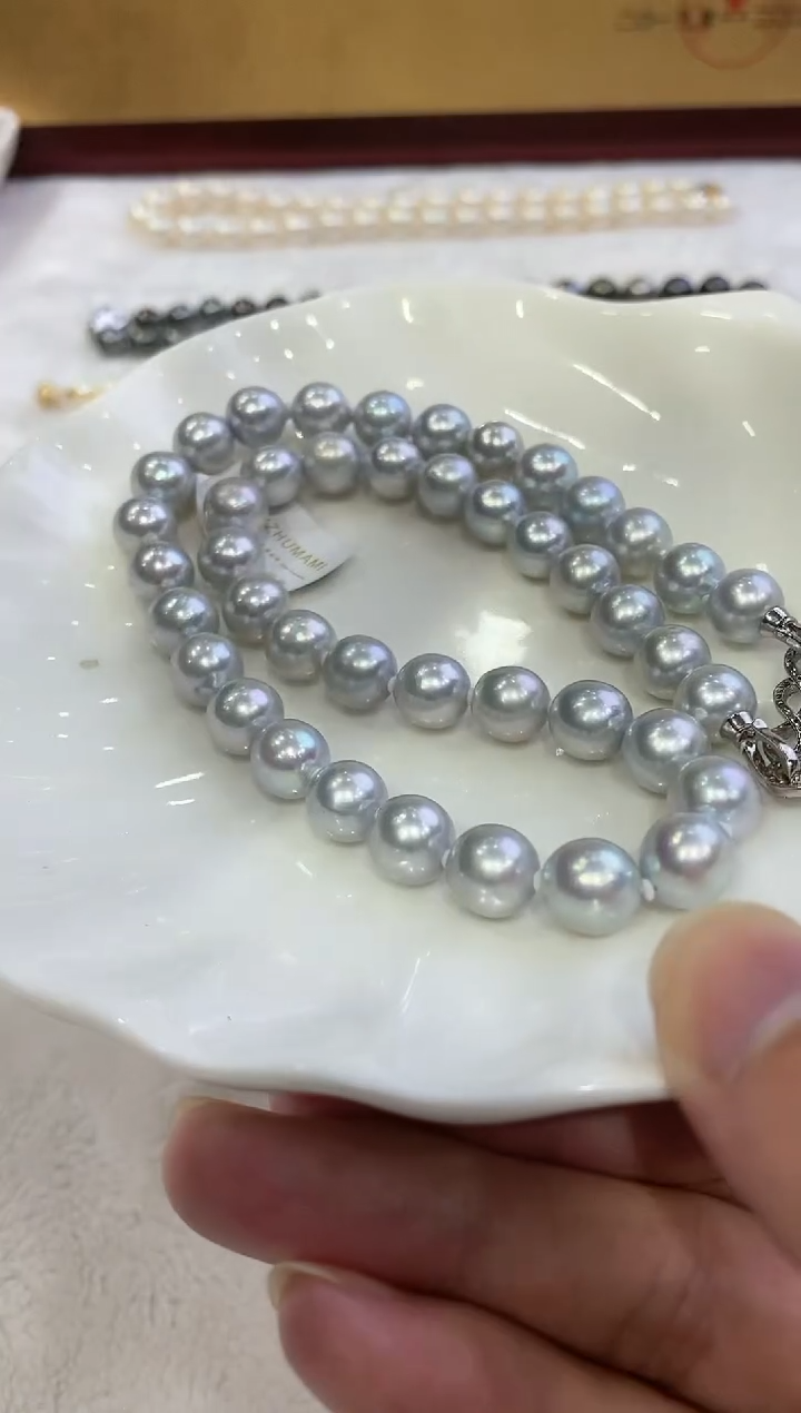 【闪购商品】海水珍珠颈饰银S925镶嵌A96