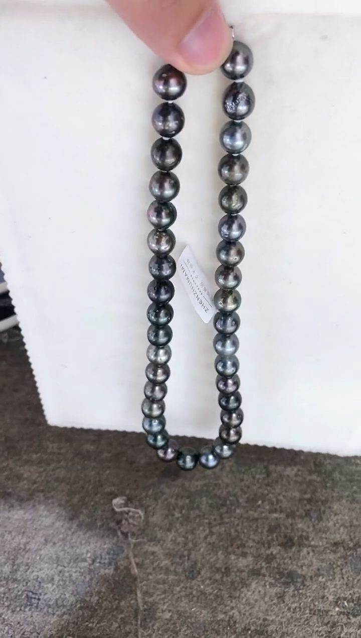 【闪购商品】海水珍珠颈饰银S925镶嵌大溪地