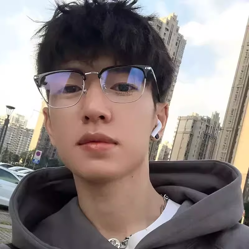 复古方框近视眼镜黑色系斯文痞帅男黑武士半框网红款素颜平光镜女