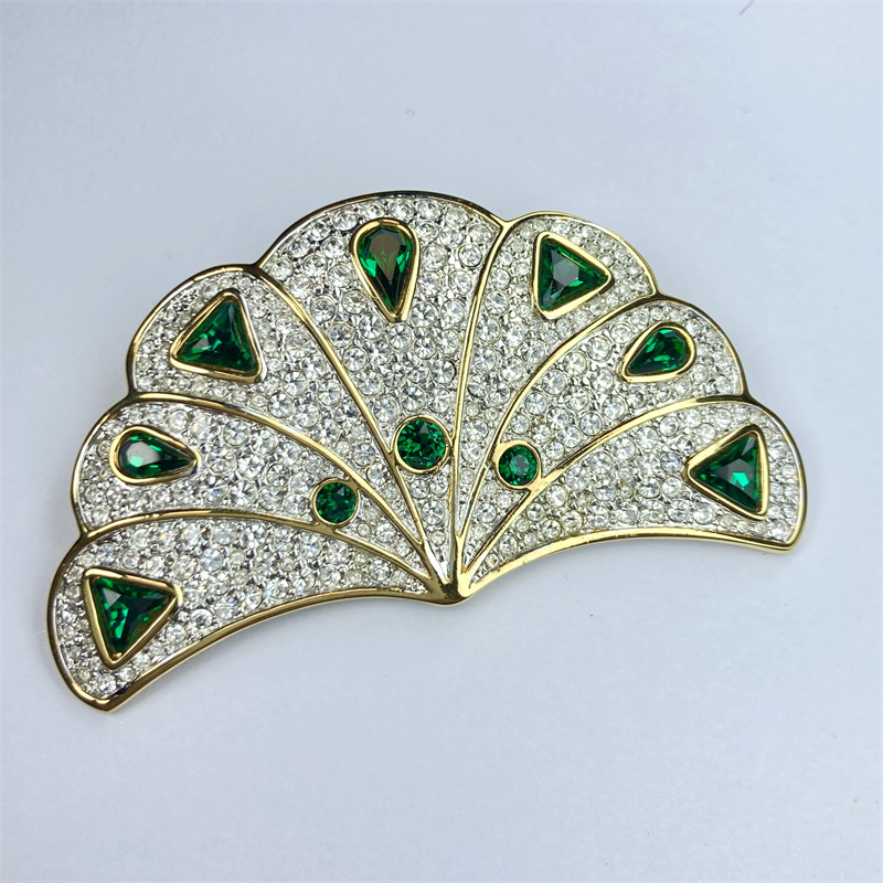 合金胸针 施家华丽雀尾胸针1-4【2061105-038】