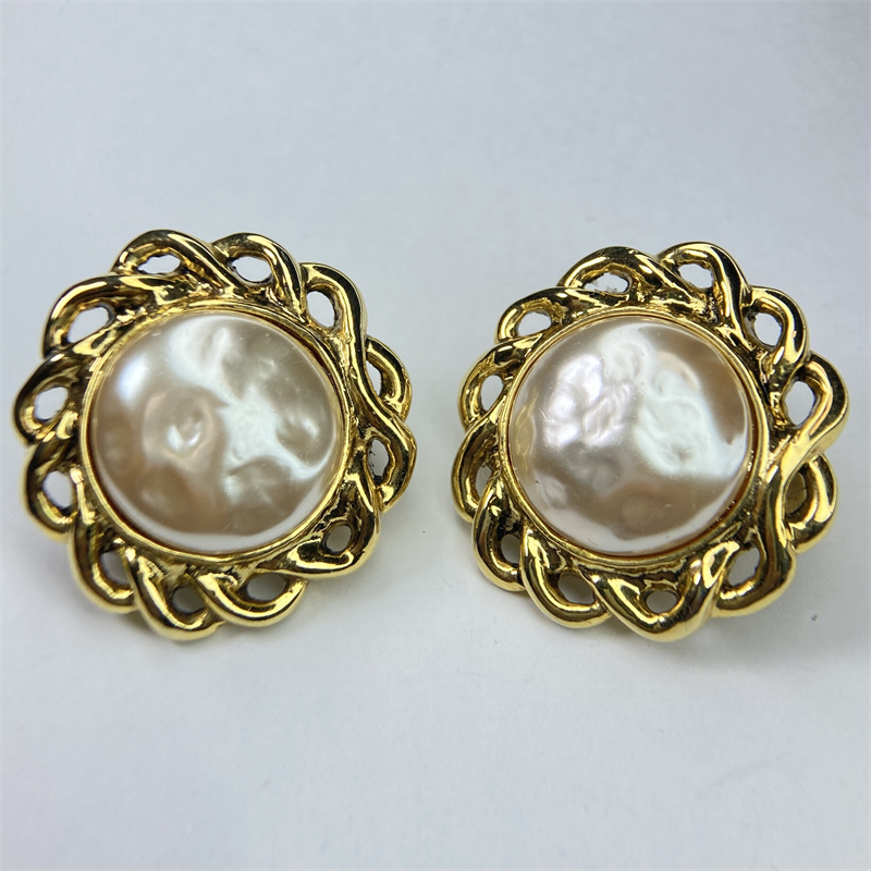 合金耳饰 corolee花边珠珠耳环1-2【2061025-062】