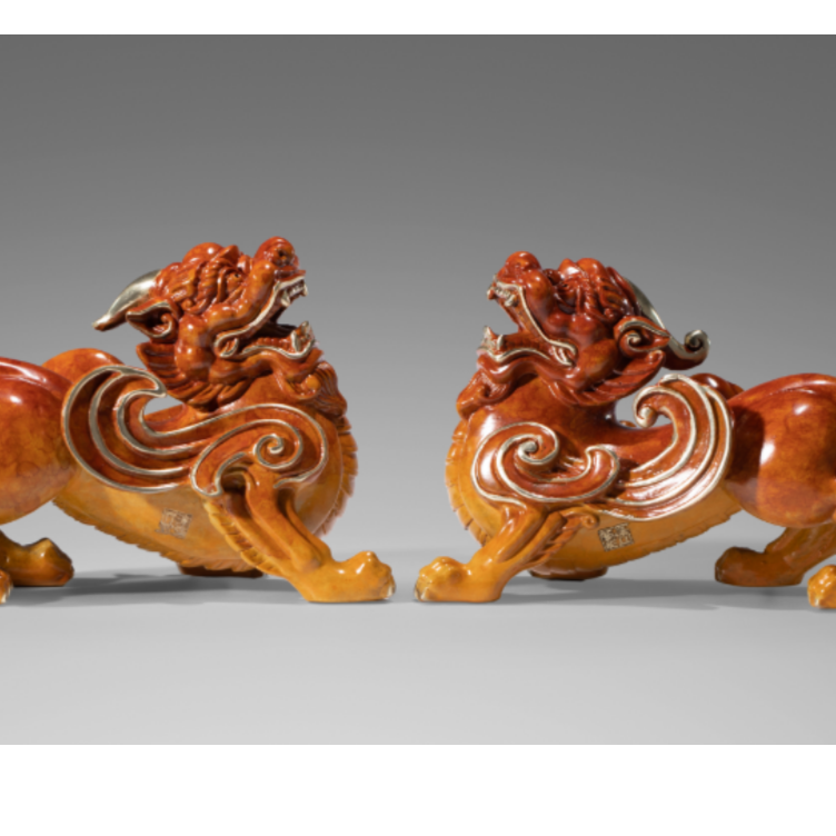 朱炳仁朱炳仁铜【纳财貔貅】客厅装饰品貔貅风水摆件玄关送人礼赠