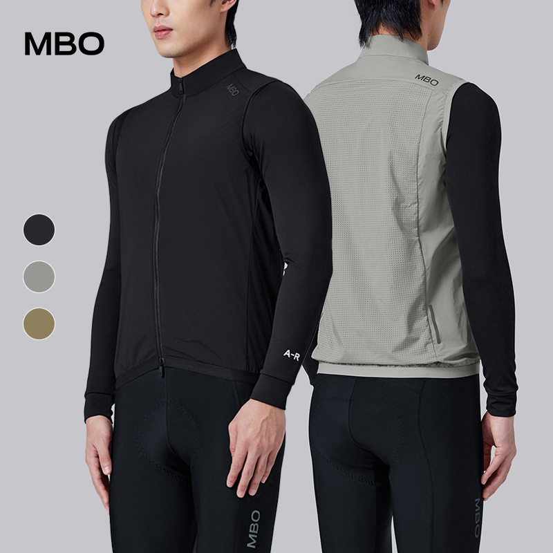 MBO男女轻量透气骑行马甲户外速干骑行运动便携不闷热V121/V131