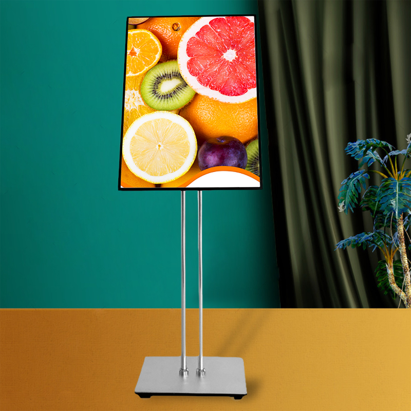 移动海报灯箱落地式定制发光广告牌门口立式立牌广告牌展示牌