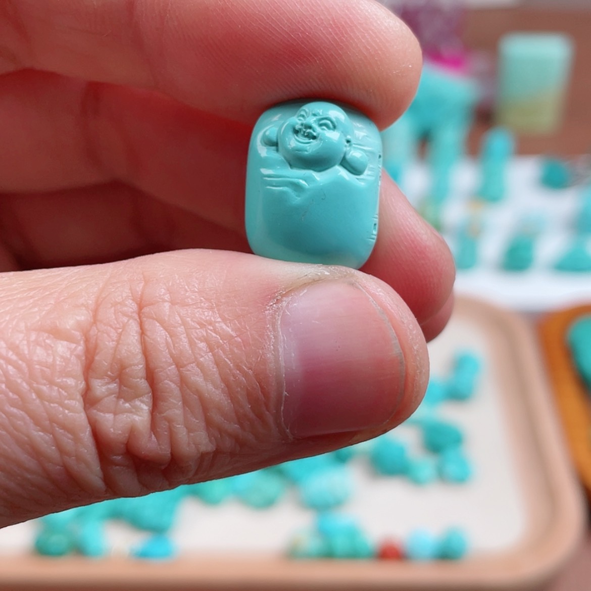 【闪购商品】绿松石颈饰未镶嵌用****5