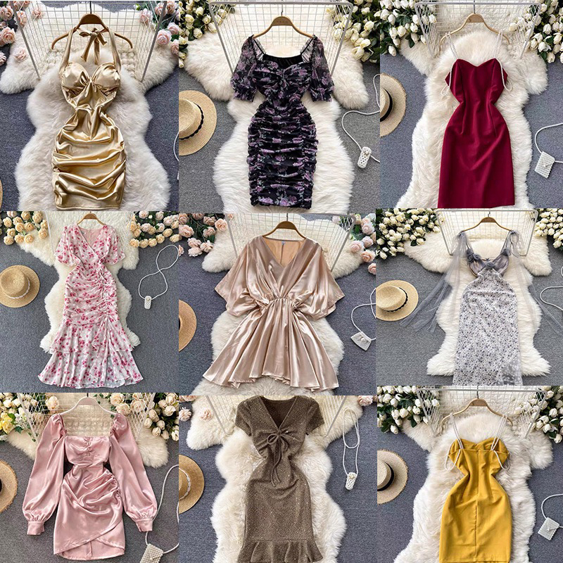 sexy dress紧身性感 纯欲 辣妹风连衣裙