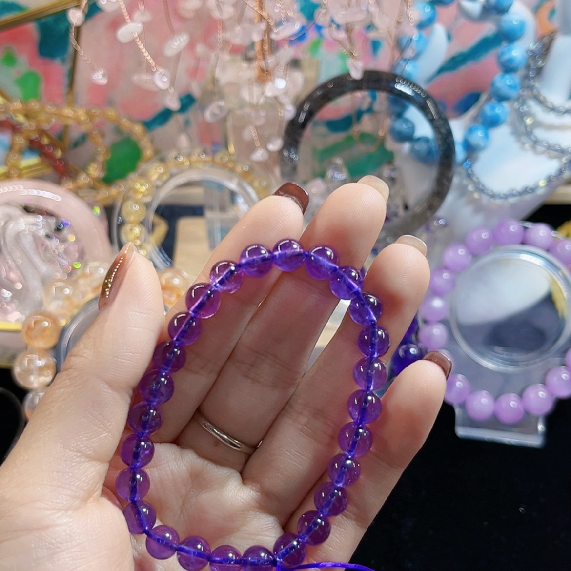 【闪购商品】水晶手串未镶嵌7mm