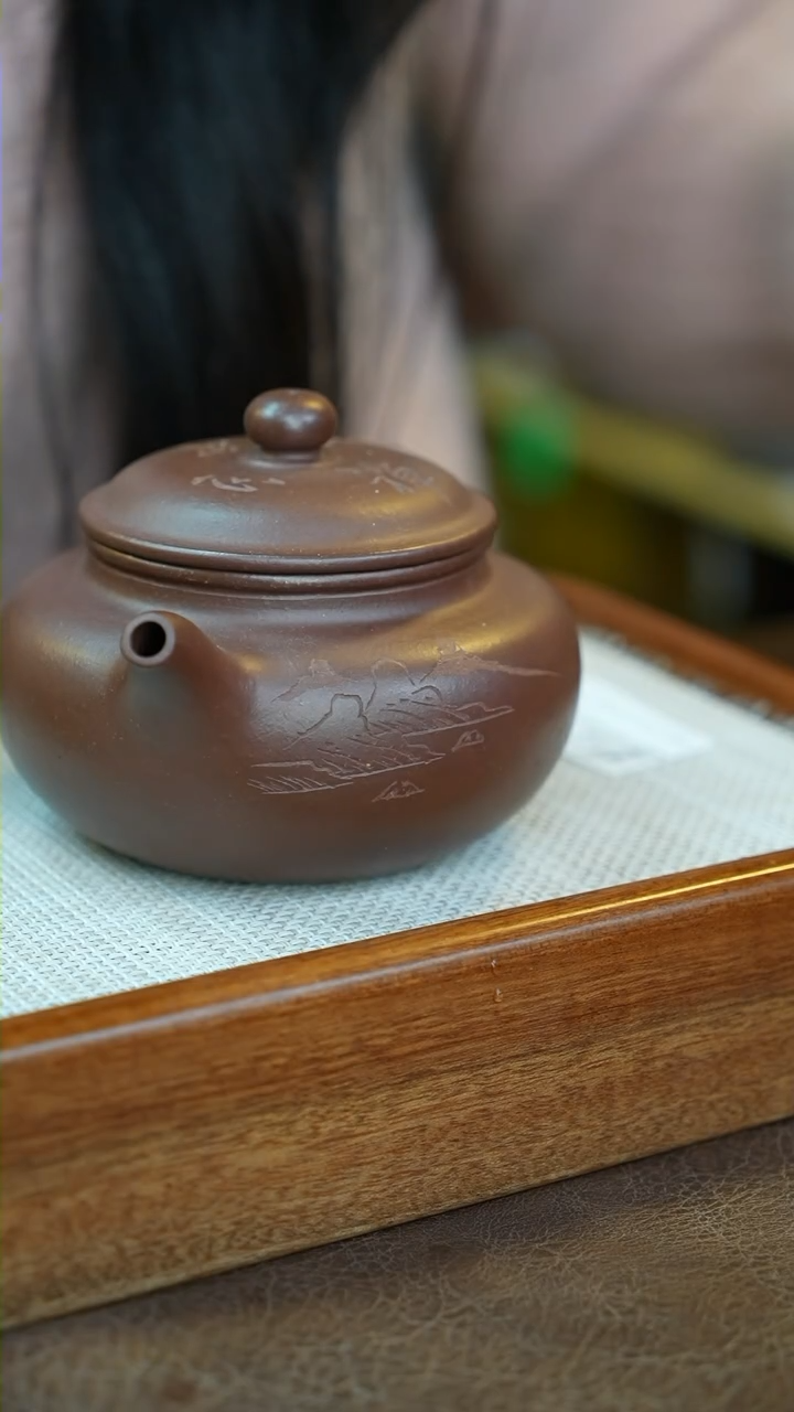 【闪购商品】紫砂茶壶云水禅心