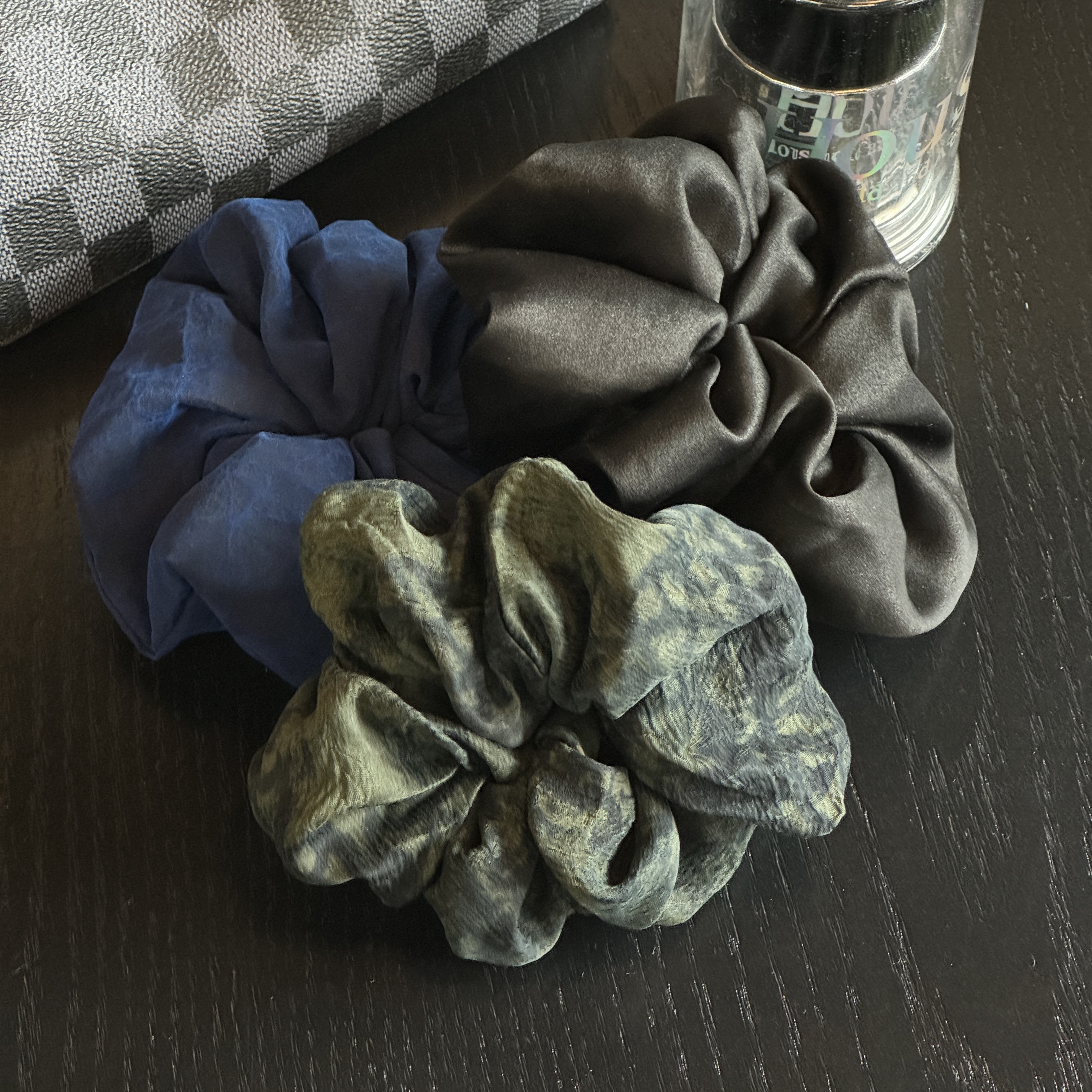 LUOJIAWANG时髦百搭简约优雅香云纱发圈