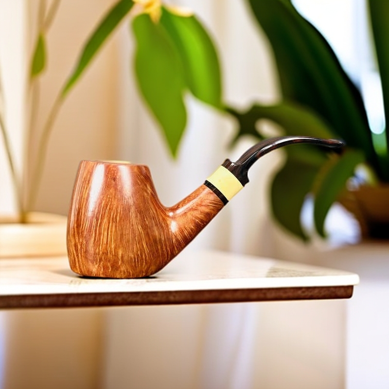 奥地利大师Matzhold马萨霍德手工石楠木烟斗 自由式火山桌斗