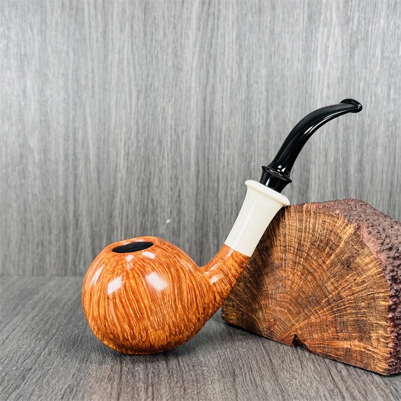 丹麦21位名人堂大师Lasse skovgaard拉塞手工石楠木烟斗单狮子级