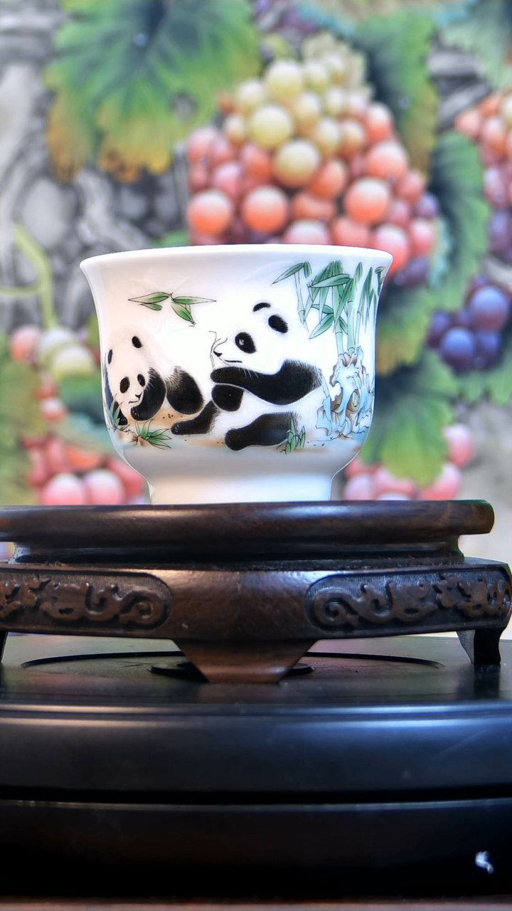 【闪购商品】主人杯团团圆圆熊猫杯