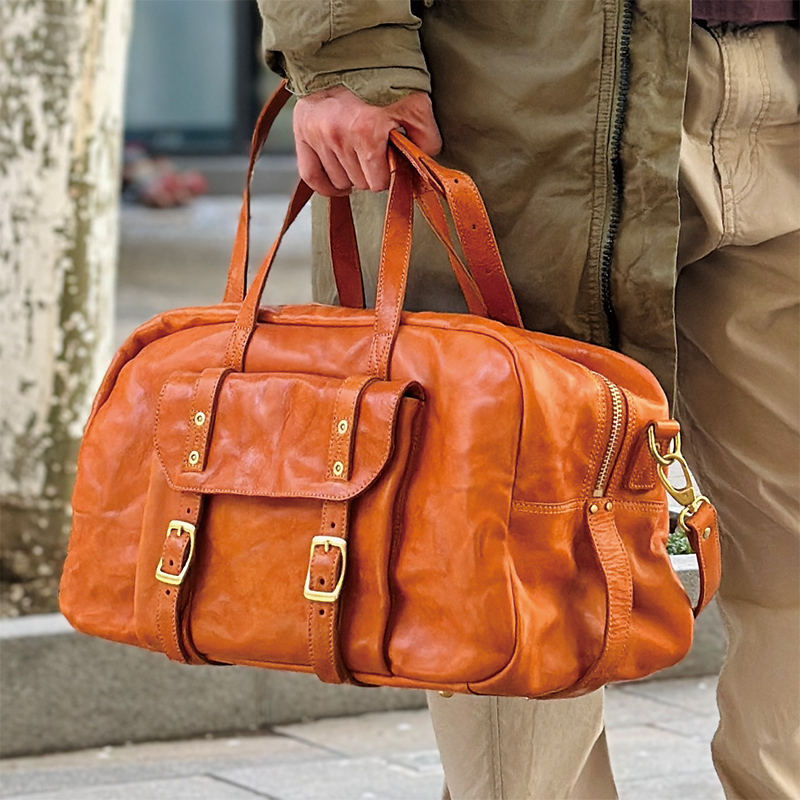 【42*23*21】1.7/真皮旅行包头层牛皮手提包短期出差旅行包