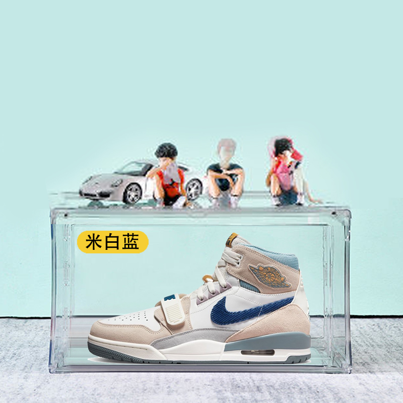 高品质aj312高帮篮球鞋aj男鞋兔年限定女鞋亚克力板鞋运动鞋盒