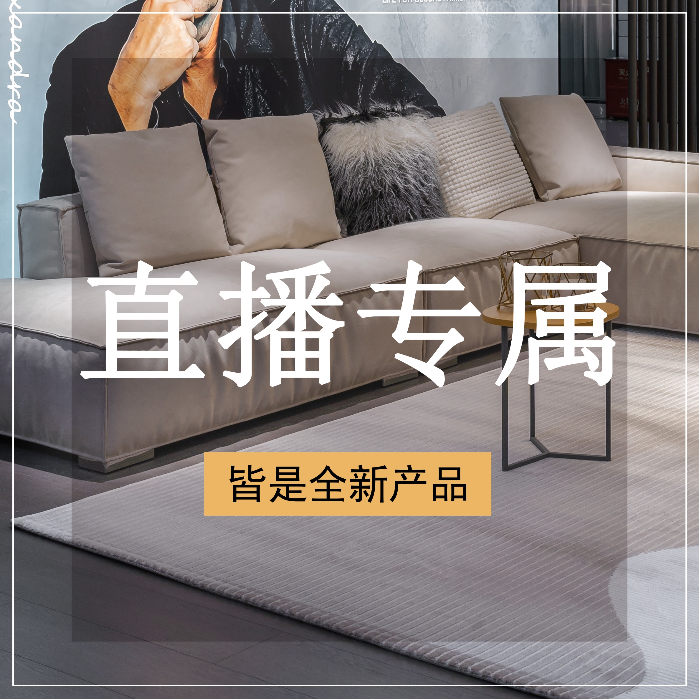 埃及东方直播专属时尚极简风轻奢高级客厅卧室地毯儿童地垫