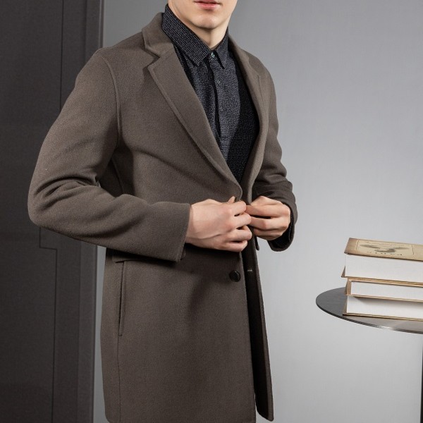 COOL&BUM男士秋冬羊毛时尚特价款大衣