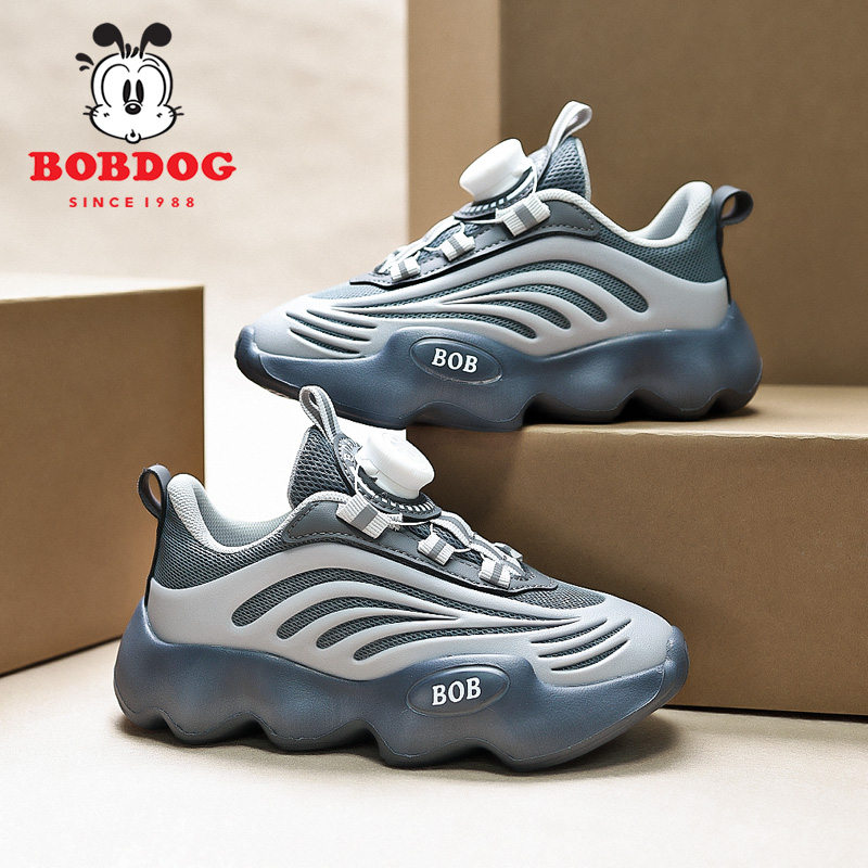 巴布豆【特价】儿童秋季男童女童百搭网面运动鞋透气软底跑步鞋女