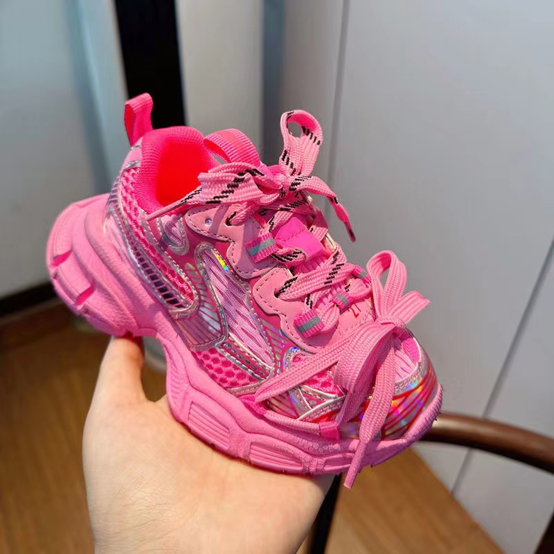 〖ANDI〗订制儿童老爹鞋2024新款透气网面休闲运动鞋1233