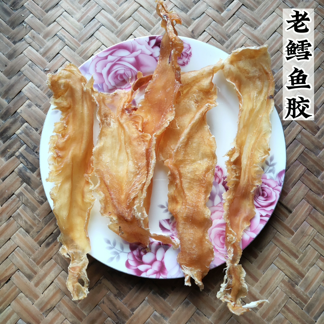鳕鱼胶老胶天然鱼胶色泽老蜡炖汤佳品