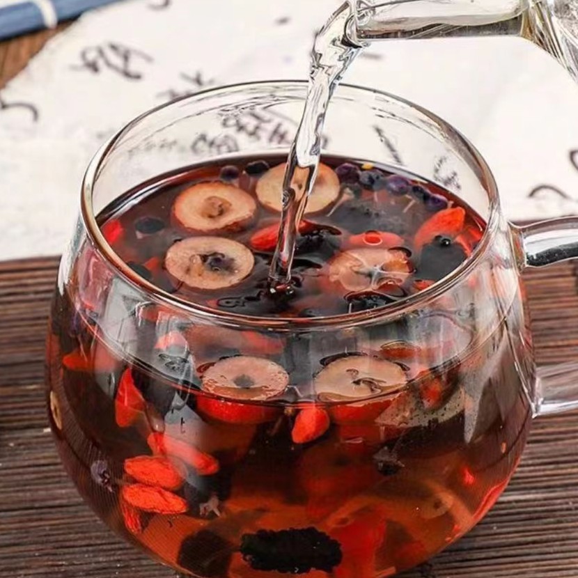 【春节不打烊】红枣干人参干桑葚枸杞男女熬夜茶组合茶秋冬上班网红