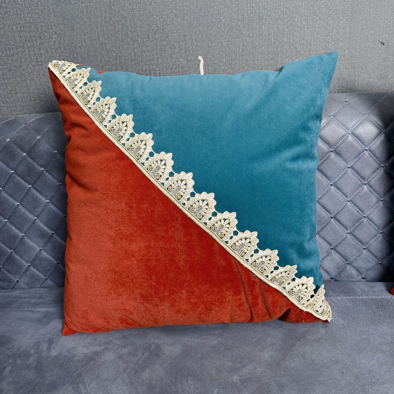 新疆包邮沙发枕套枕头套简约单人加厚双面抱枕套午睡毯沙发毯