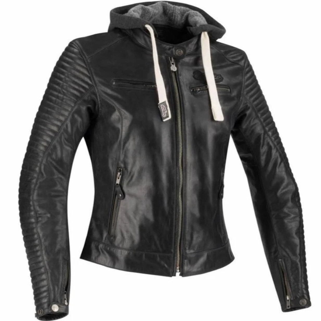 法国萨古拉SEGURA复古皮衣夹克骑行服女款防风保暖防摔SCB1370