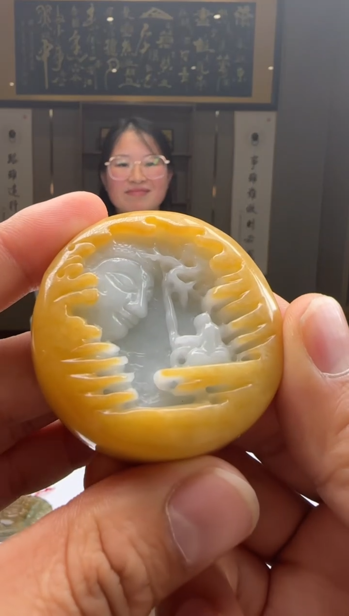 【闪购商品】翡翠颈饰未镶嵌CW@@LD1225H172