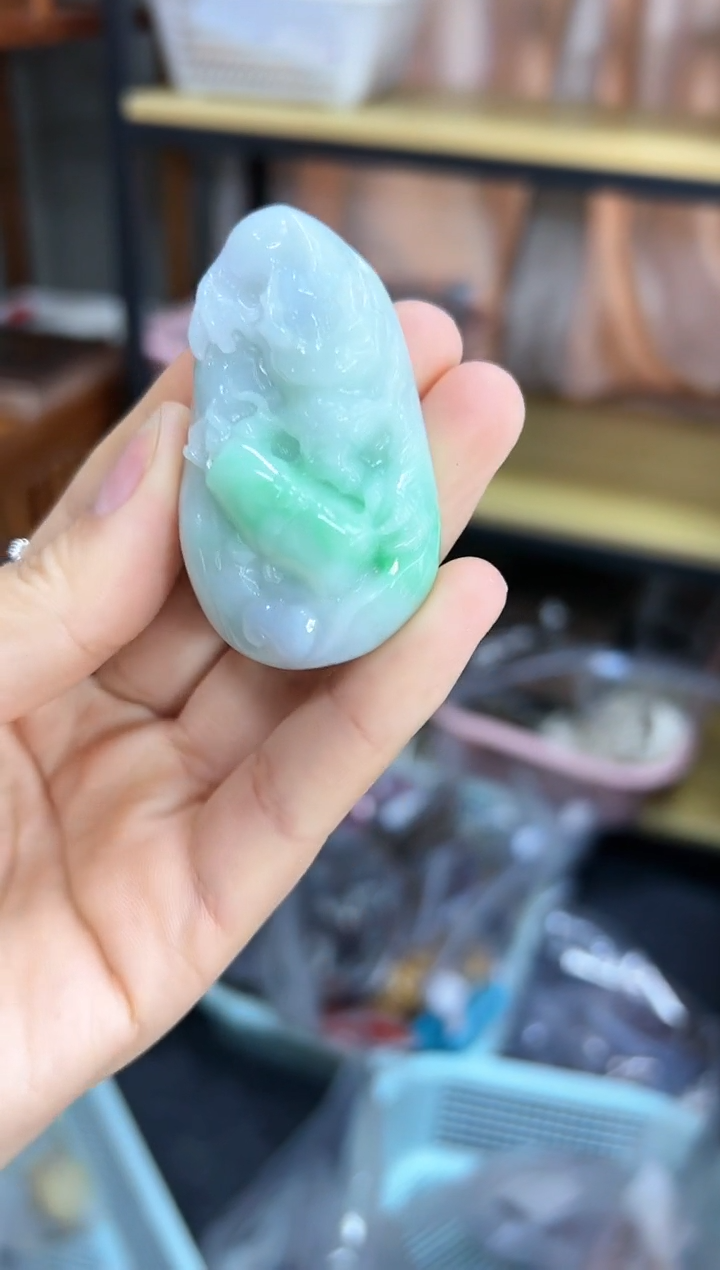 【闪购商品】翡翠颈饰未镶嵌 O204 多样性一件发货