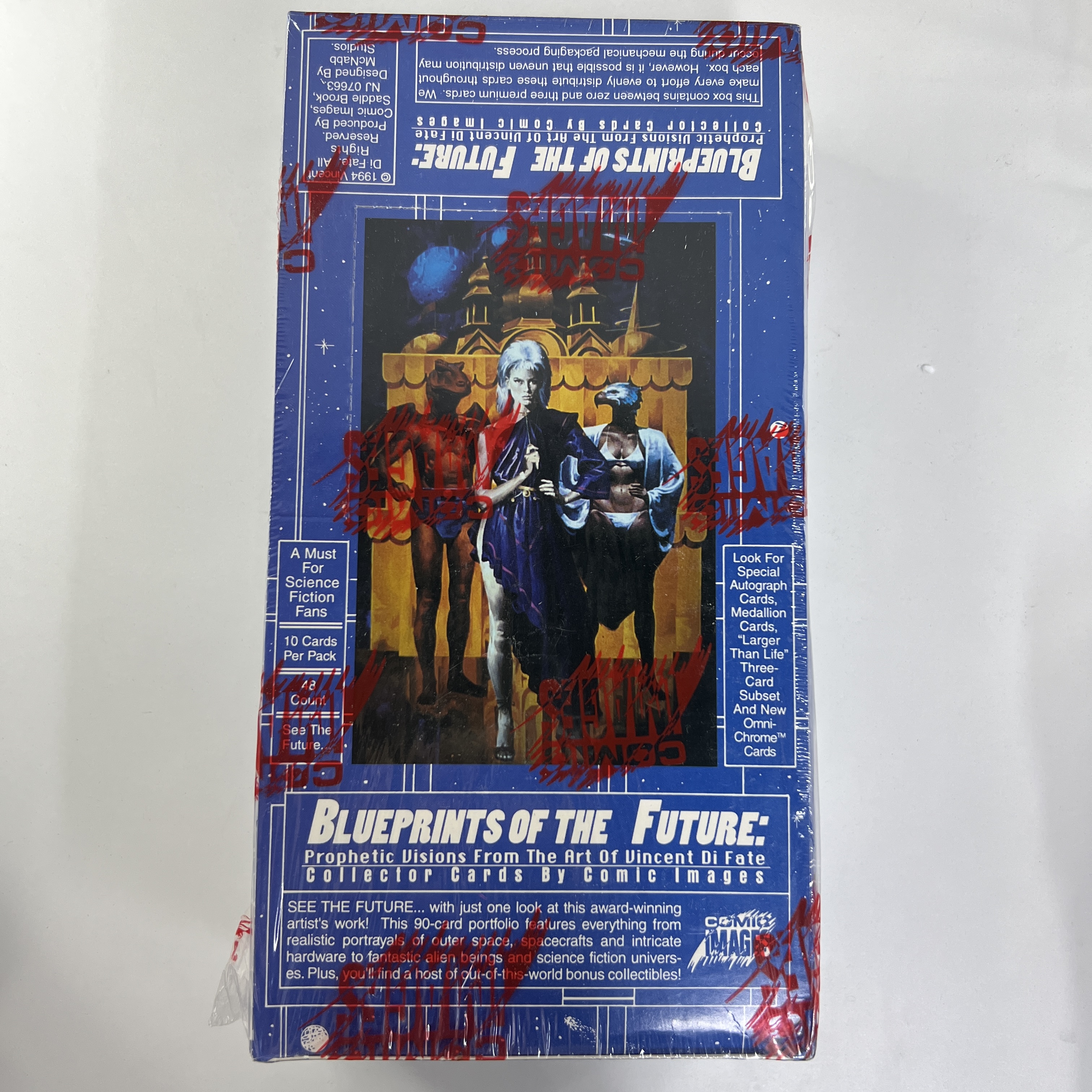 图像漫画未来蓝图艺术卡盒套装1994年工厂封装盒（下单默认待拆）