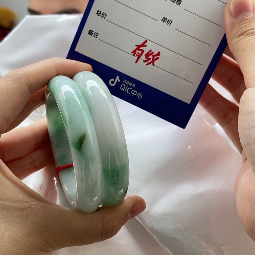 【闪购商品】翡翠56-58手镯颜色纹路多样性发货拍一发一未镶嵌