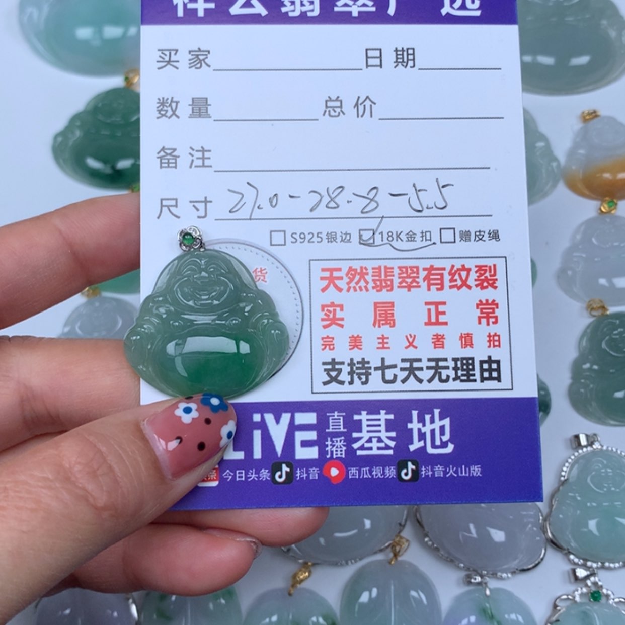 【闪购商品】翡翠颈饰未镶嵌