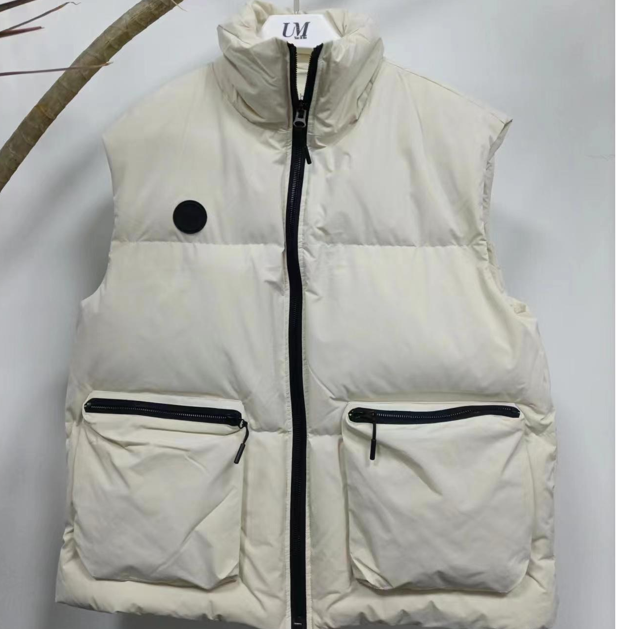 【U.M】女士秋冬立领鸭绒马甲轻奢款冬季百搭简约风