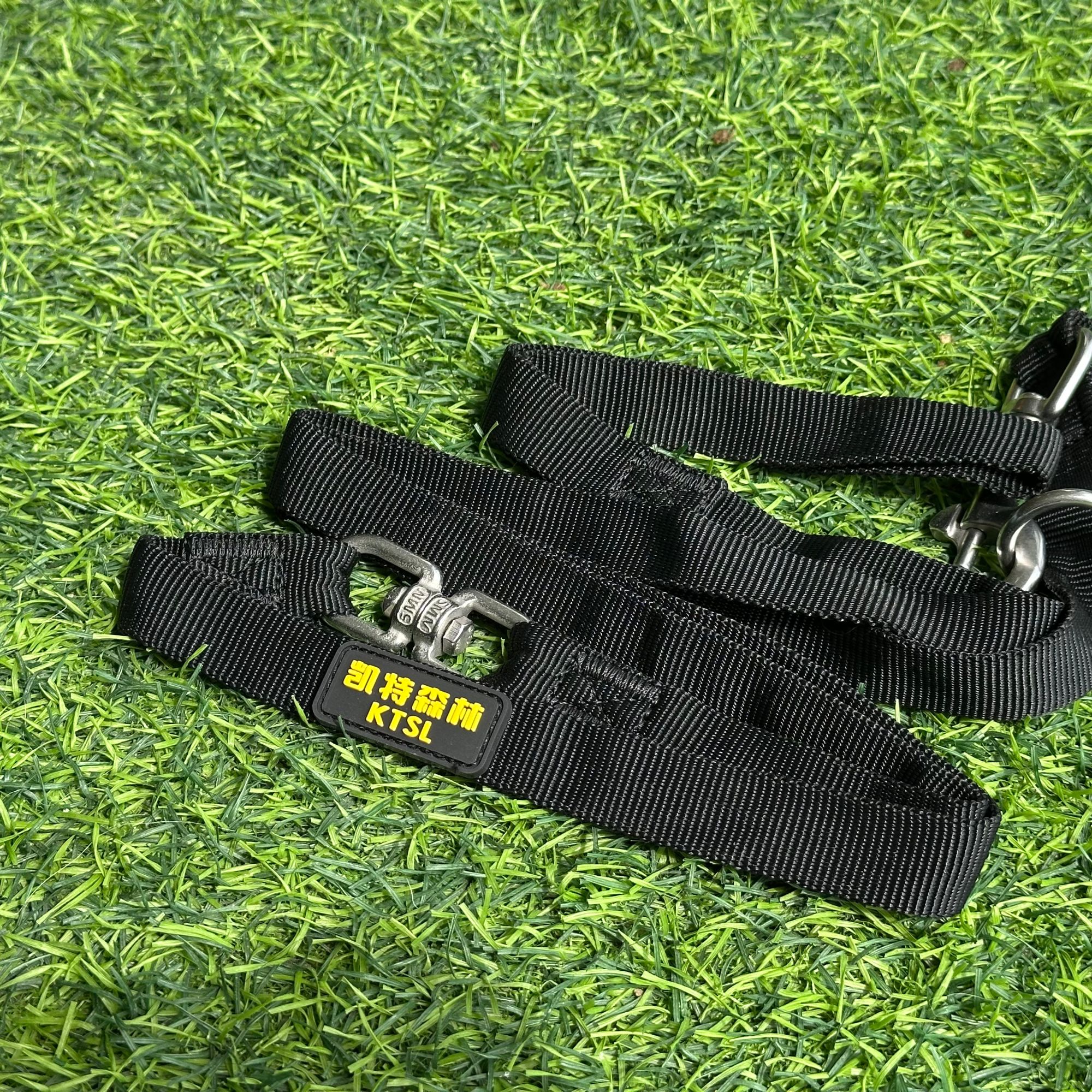 凯特森林尼龙1.5m牵引绳牵引带p绳训练专用遛狗绳子新款万向环