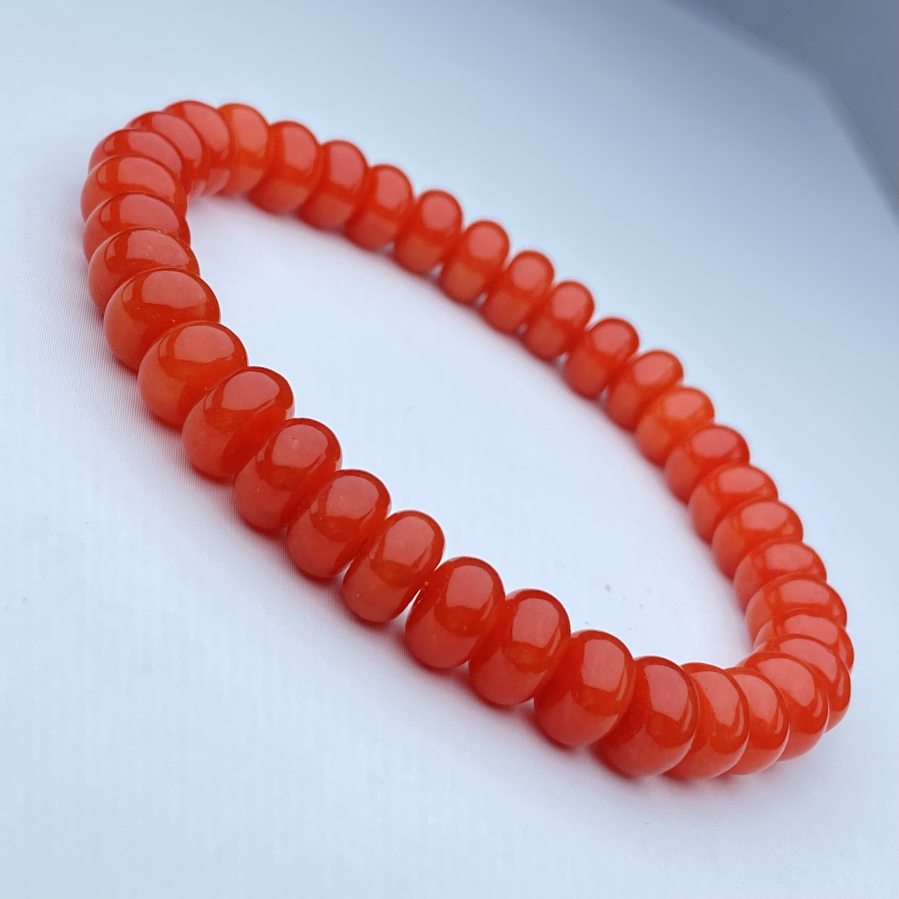 594号精品红算盘珠手链8mm多样性发一件