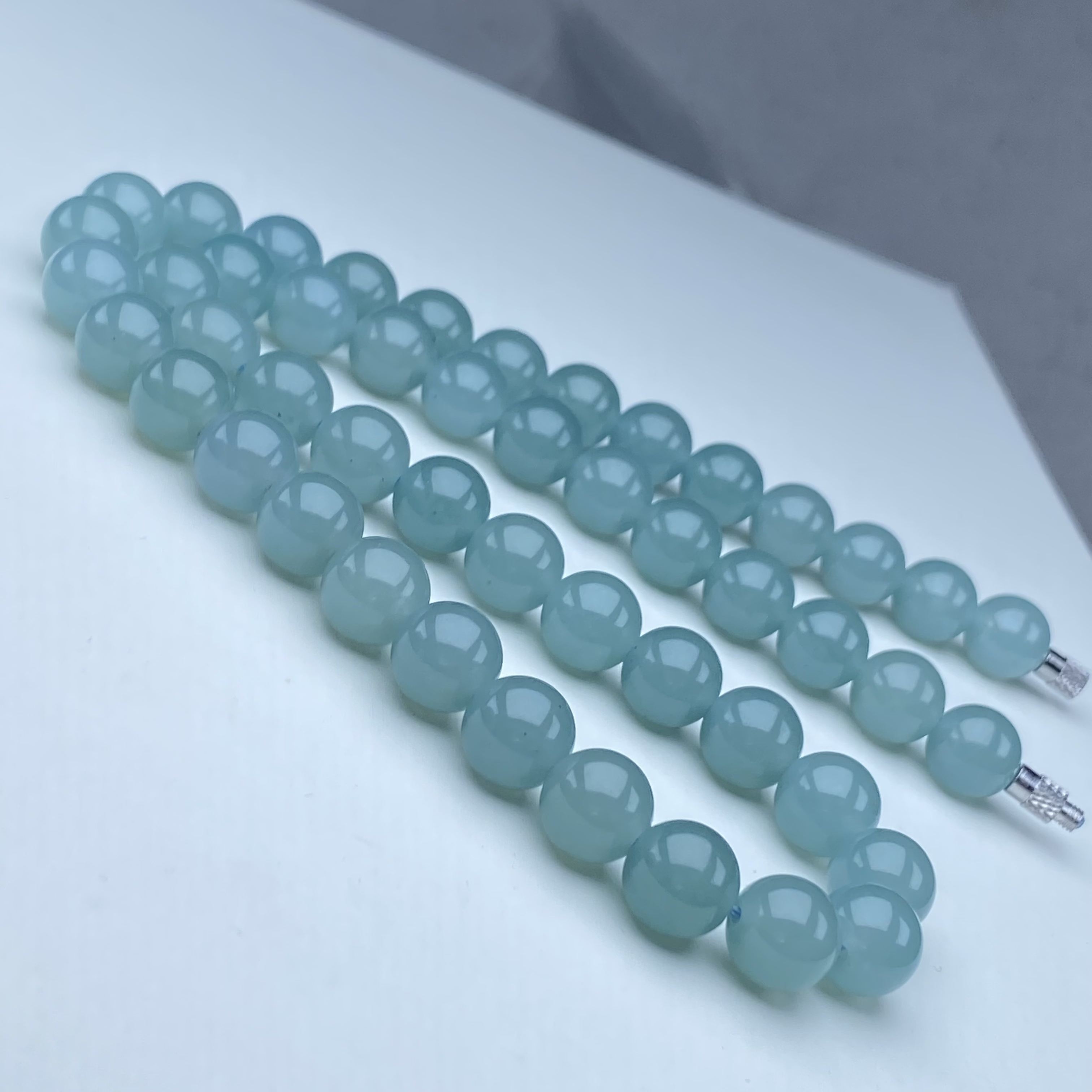 417号精品蓝冰项链10mm多样性发一件