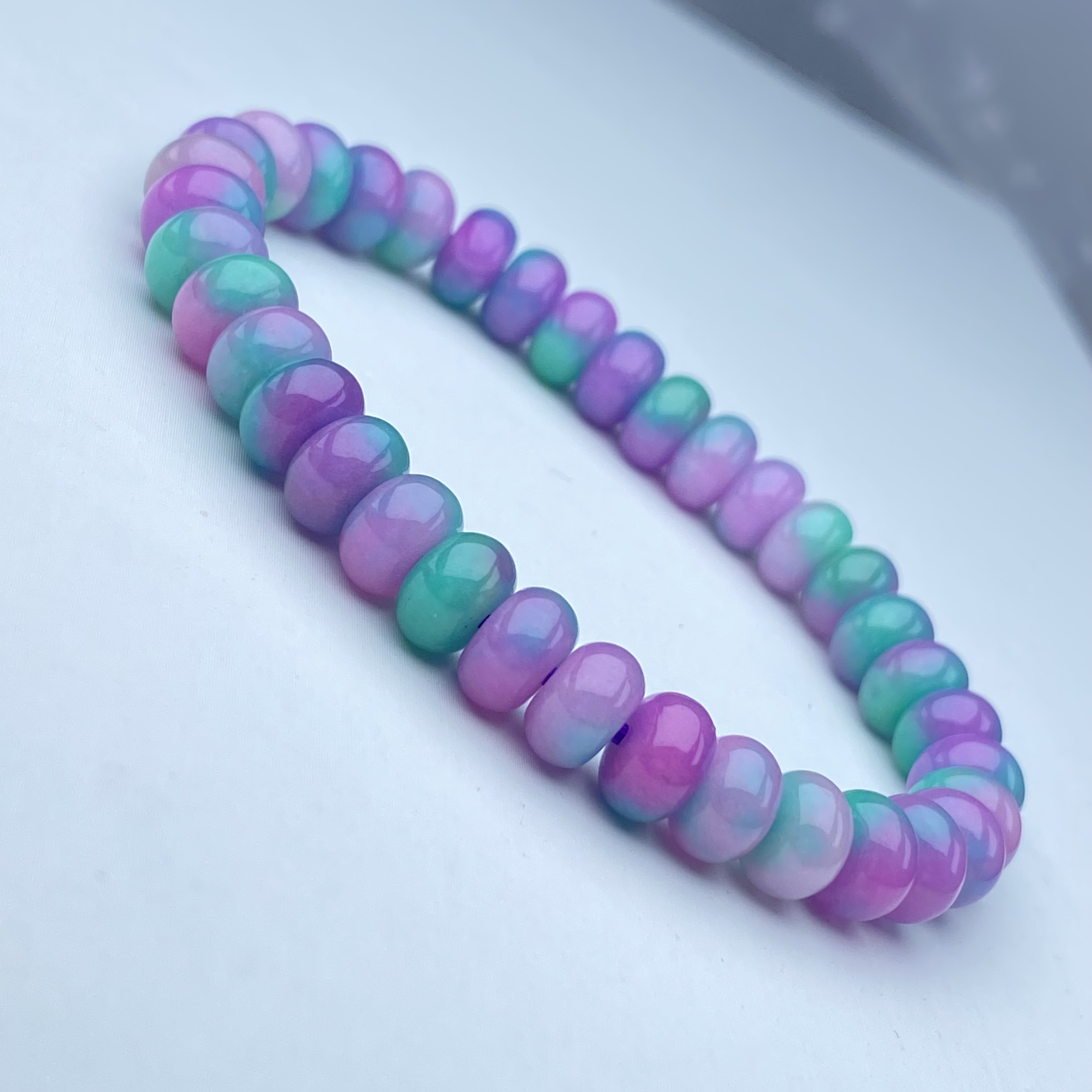 476号精品春带紫算盘珠手链8mm多样性发一件