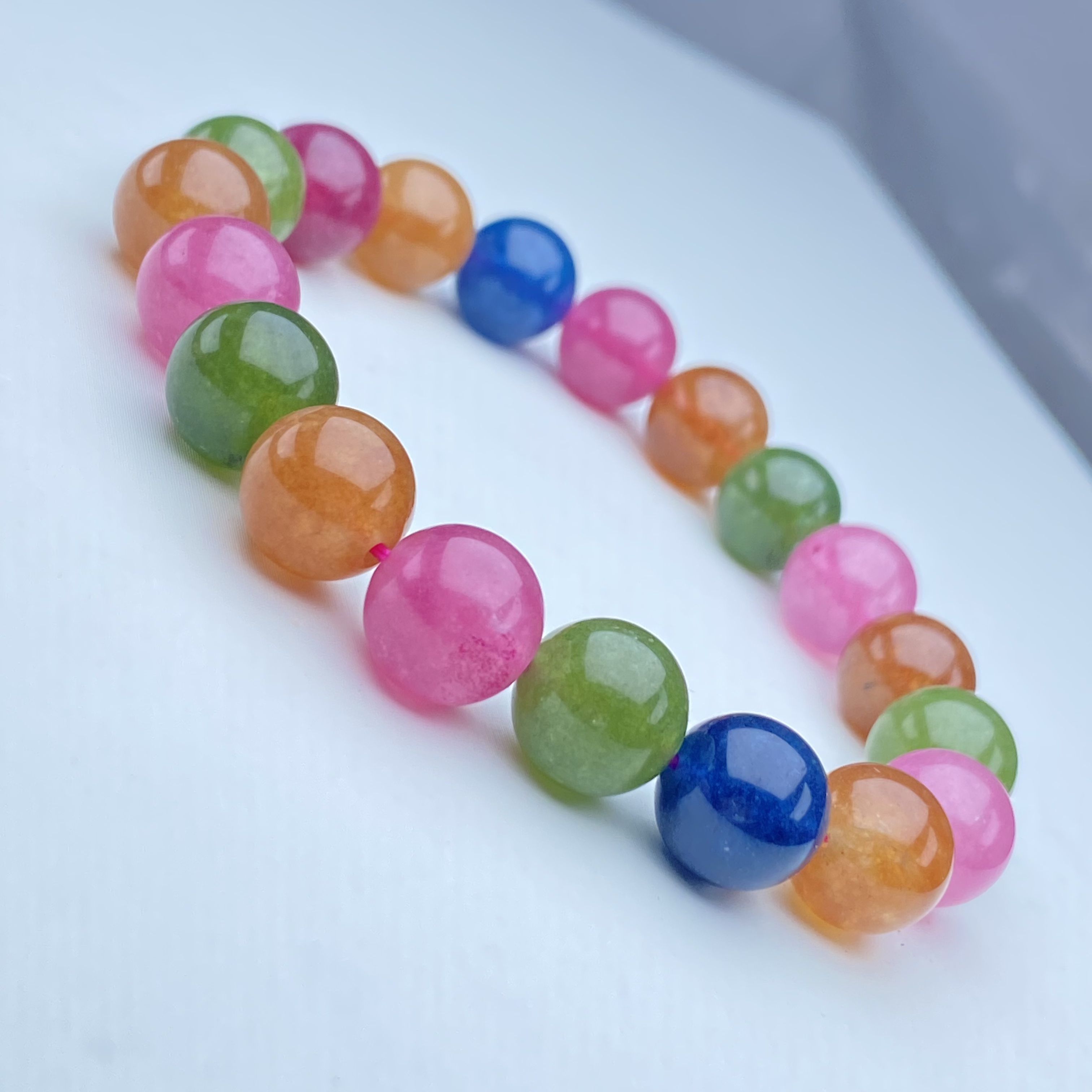 125号精品高货彩虹碧手串10mm多样性发一件
