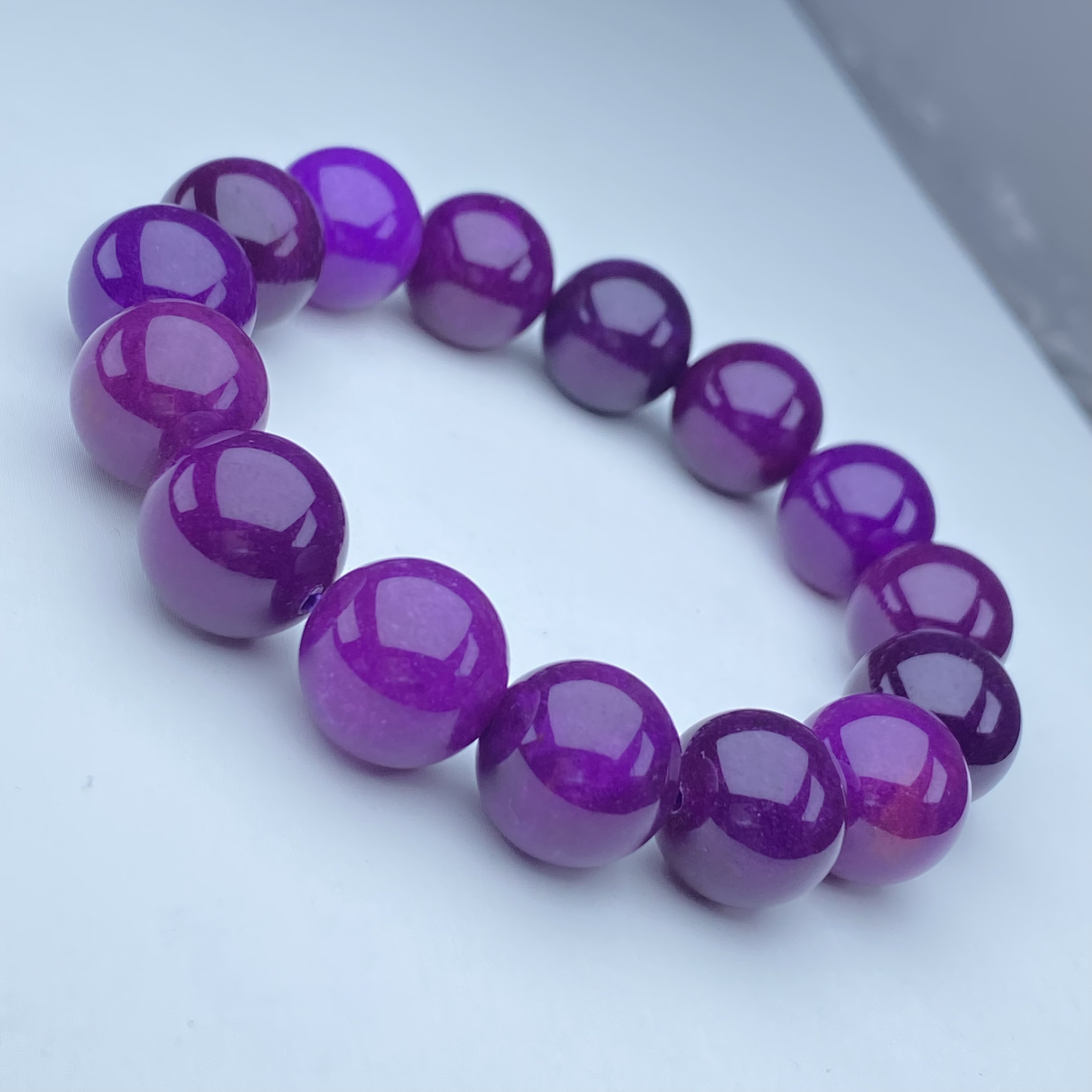 632号精品丝绒紫苏手链14mm多样性发一件