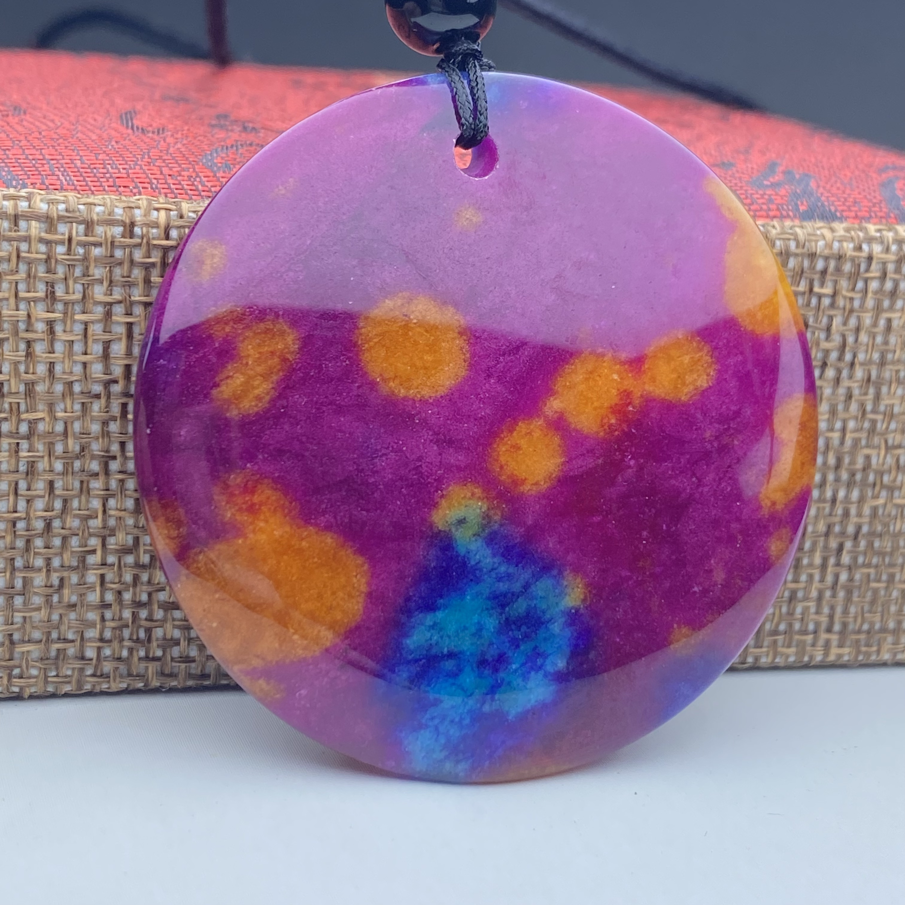 142号精品樱花粉紫苏吊坠多样性发一件