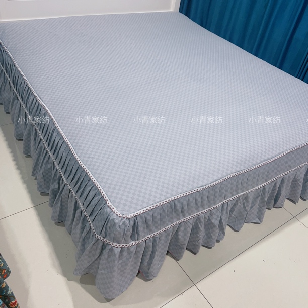 高端精品磨毛韩式加厚床罩罩床防滑简约（床长2.4米）