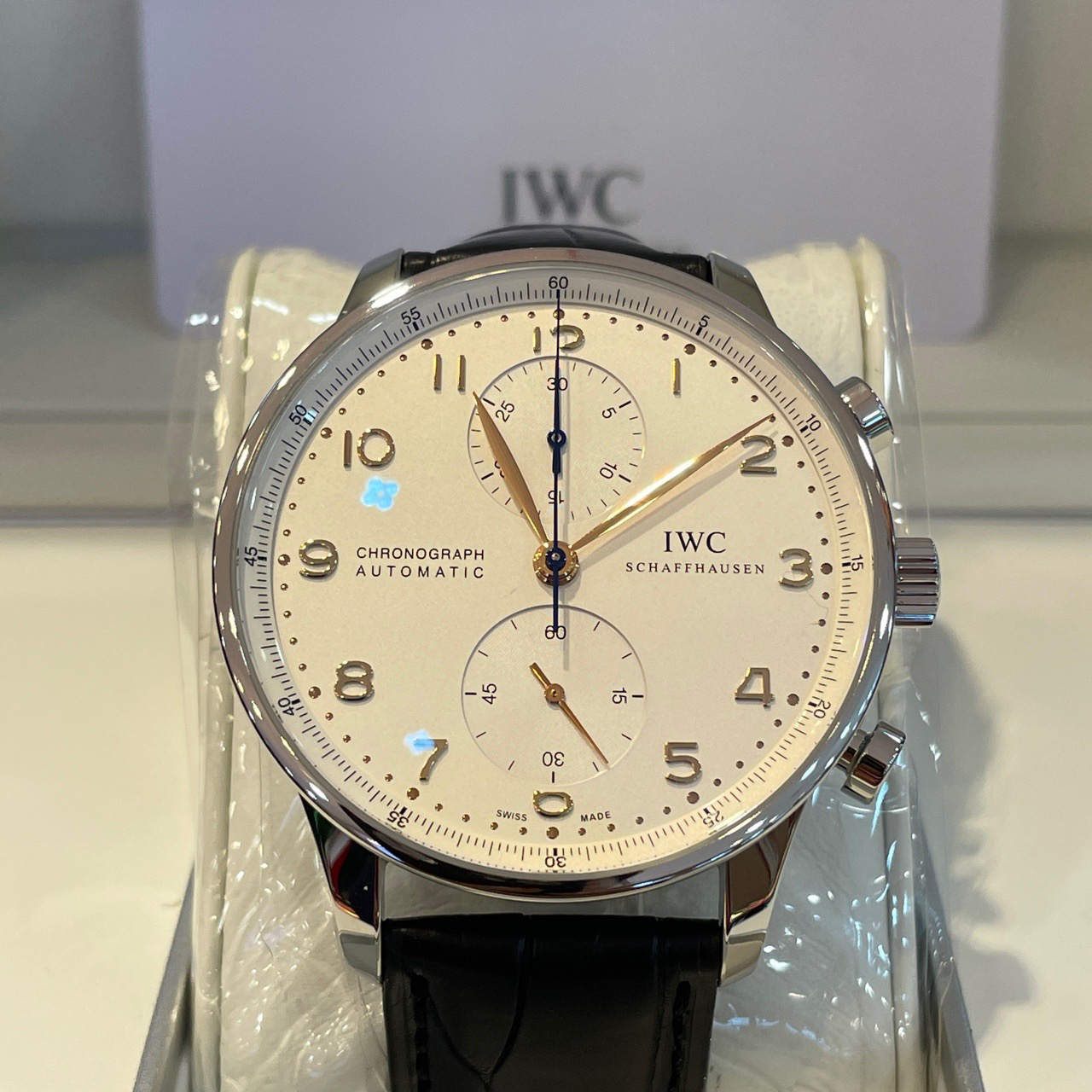 全新未使用 IWC/万国 葡萄牙系列/41mm/公价58700/16年全套/机械