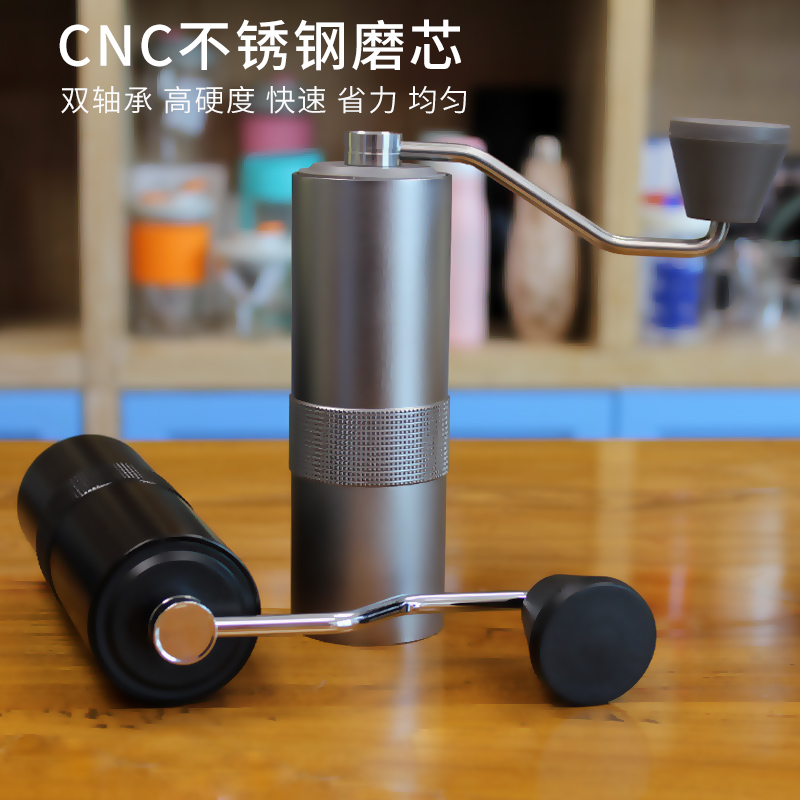 英卓锐栗子手摇咖啡磨豆机器具 意式手动研磨机手冲机家用手磨机