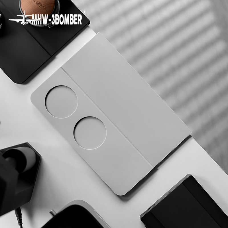 MHW-3BOMBER/轰炸机粉锤垫吧台垫转角压粉垫咖啡机手柄防滑硅胶垫