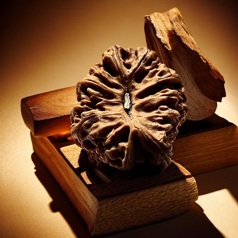 南将石村老树37尺镂空凹底小肚老型天残脚单只南疆石文玩核桃