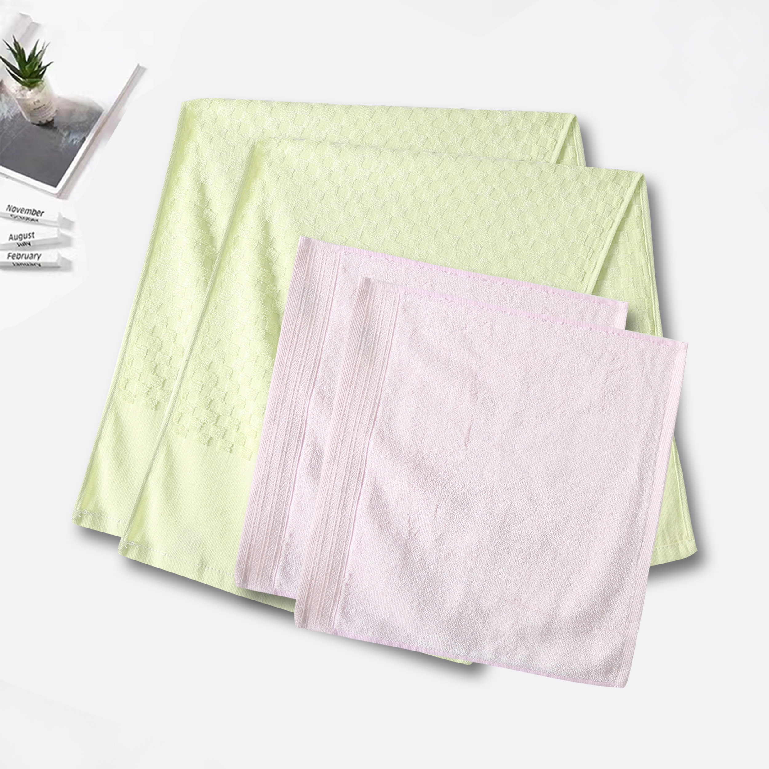 毛巾家用洗脸吸水柔软成人洗澡洗漱毛巾组合装情侣家居擦脸巾2D92