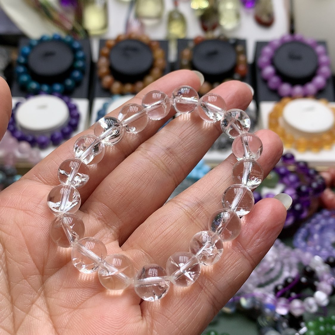 【闪购商品】水晶手链未镶嵌静*