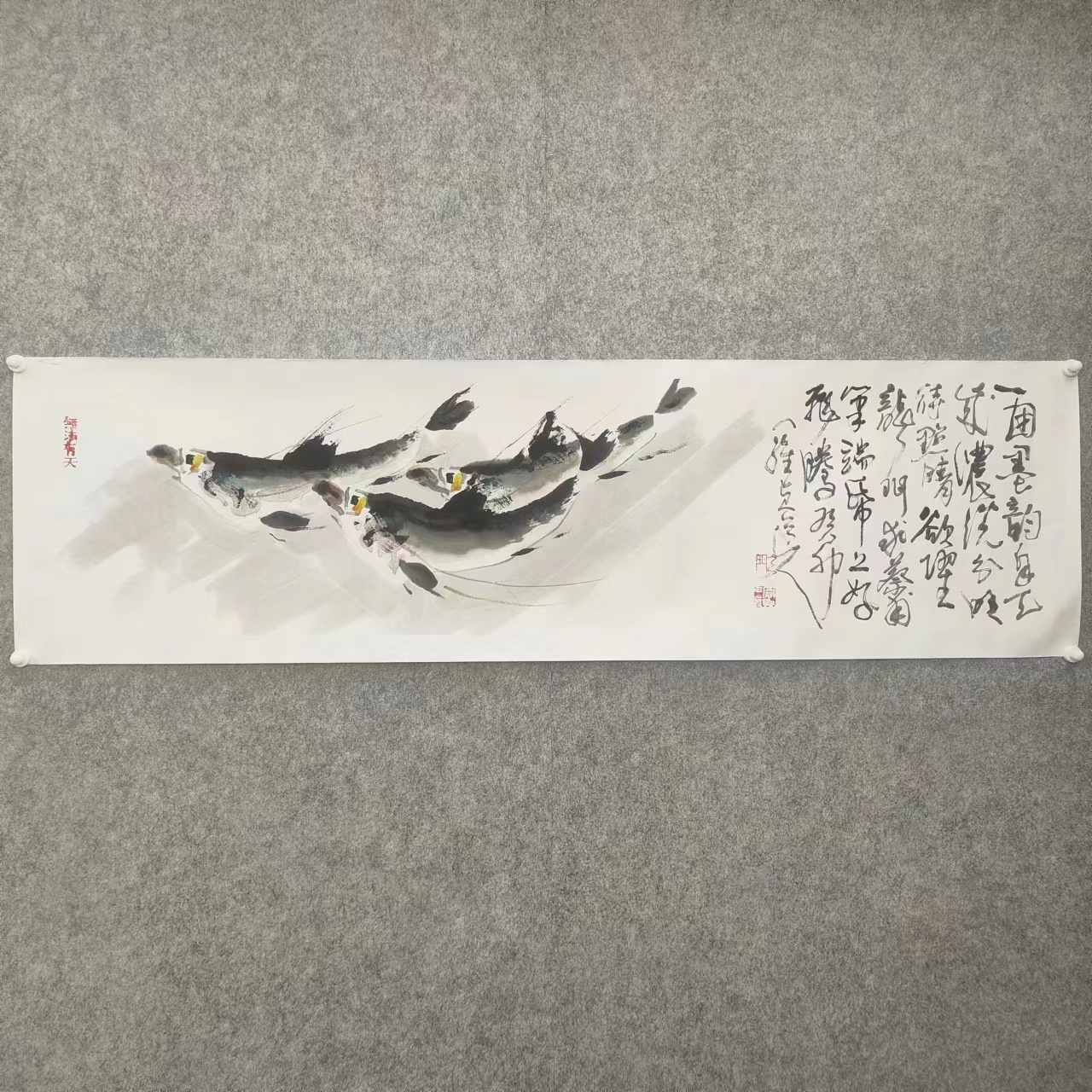 韩江书画-CJZ-（宣纸画）尺寸36*138-无框