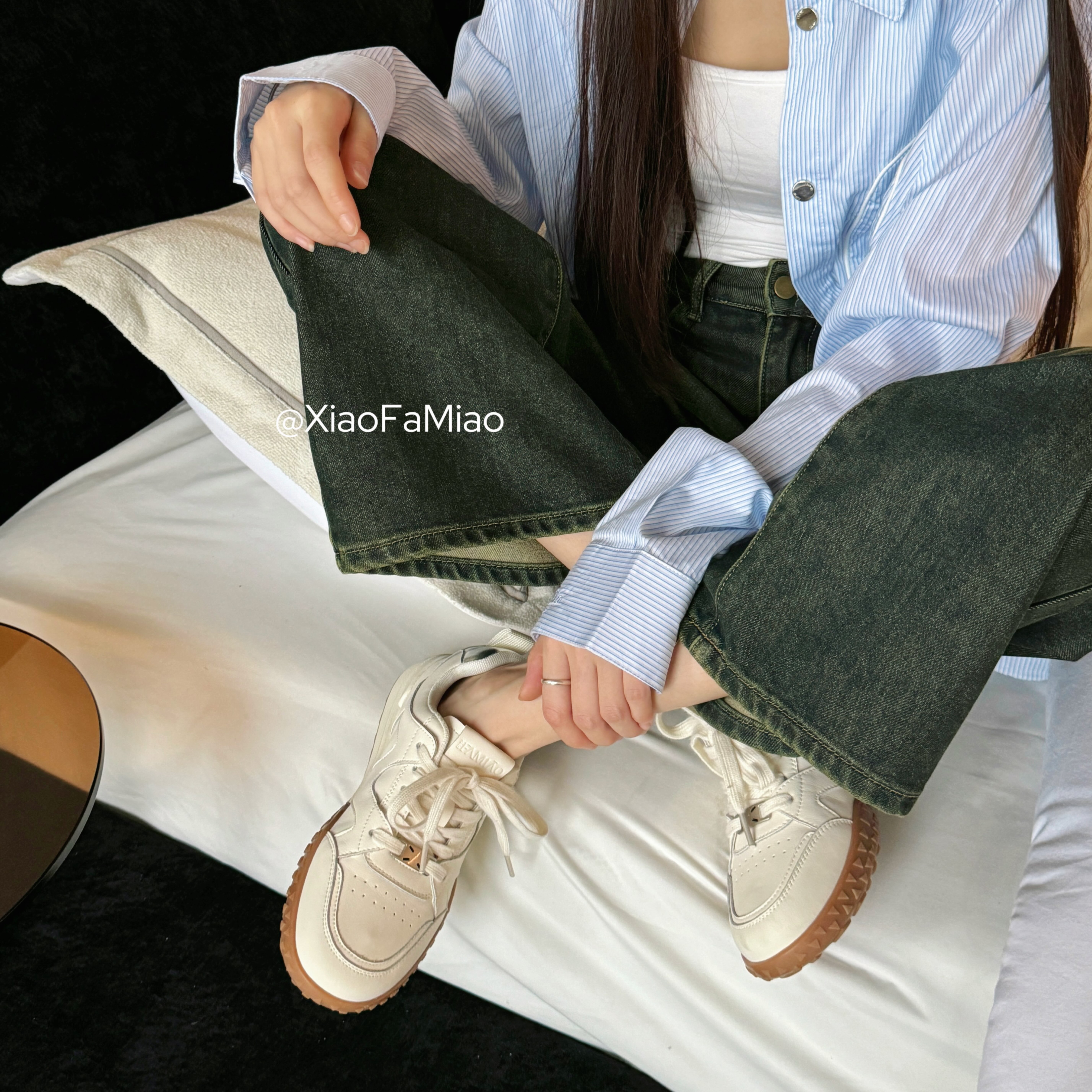 小发喵秋季软底舒适时尚休闲运动鞋轻便百搭阿甘鞋